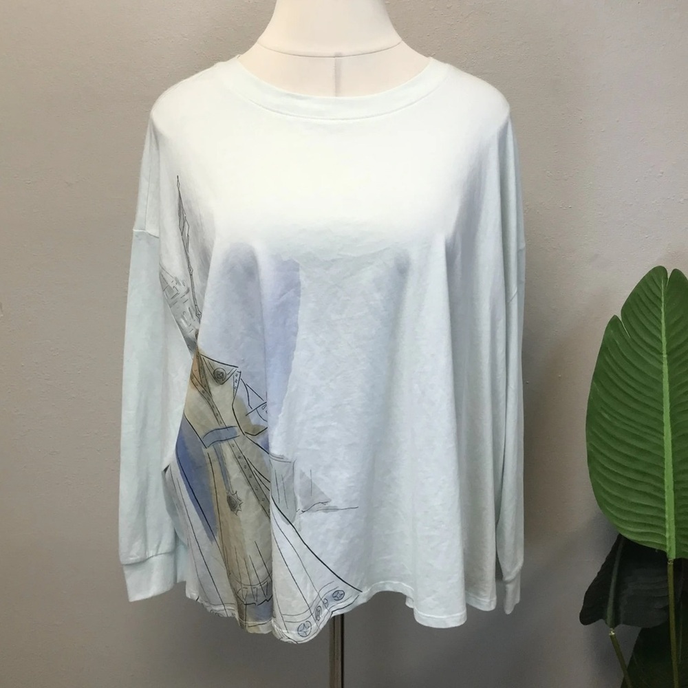Disney Parks Light Green Long-Sleeved Wish T-Shirt - Size 3X